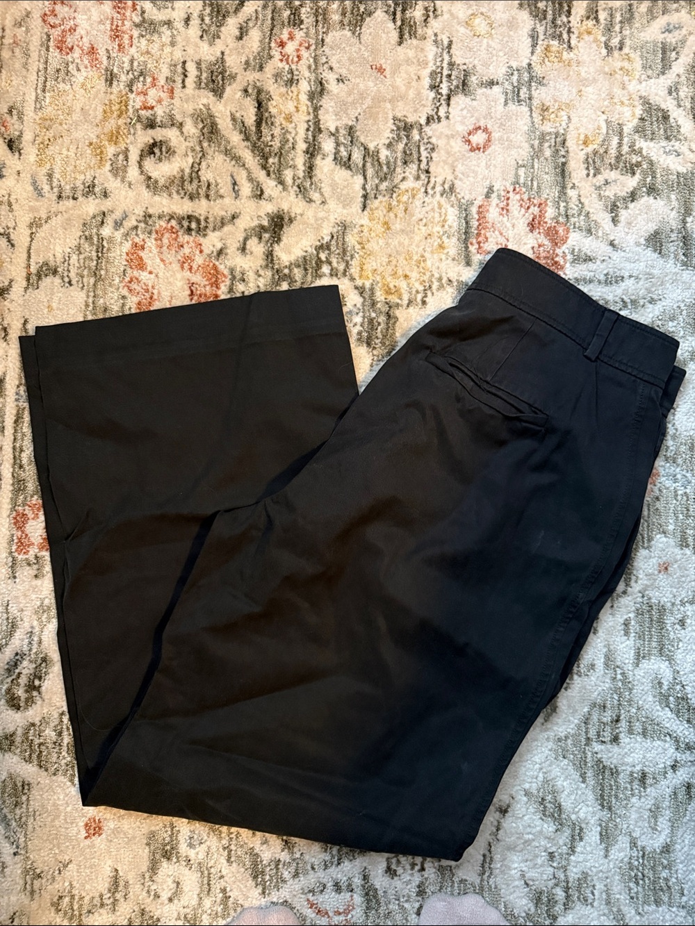 Everlane Black Wide-Leg Trousers